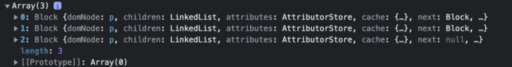 Output with Blots.