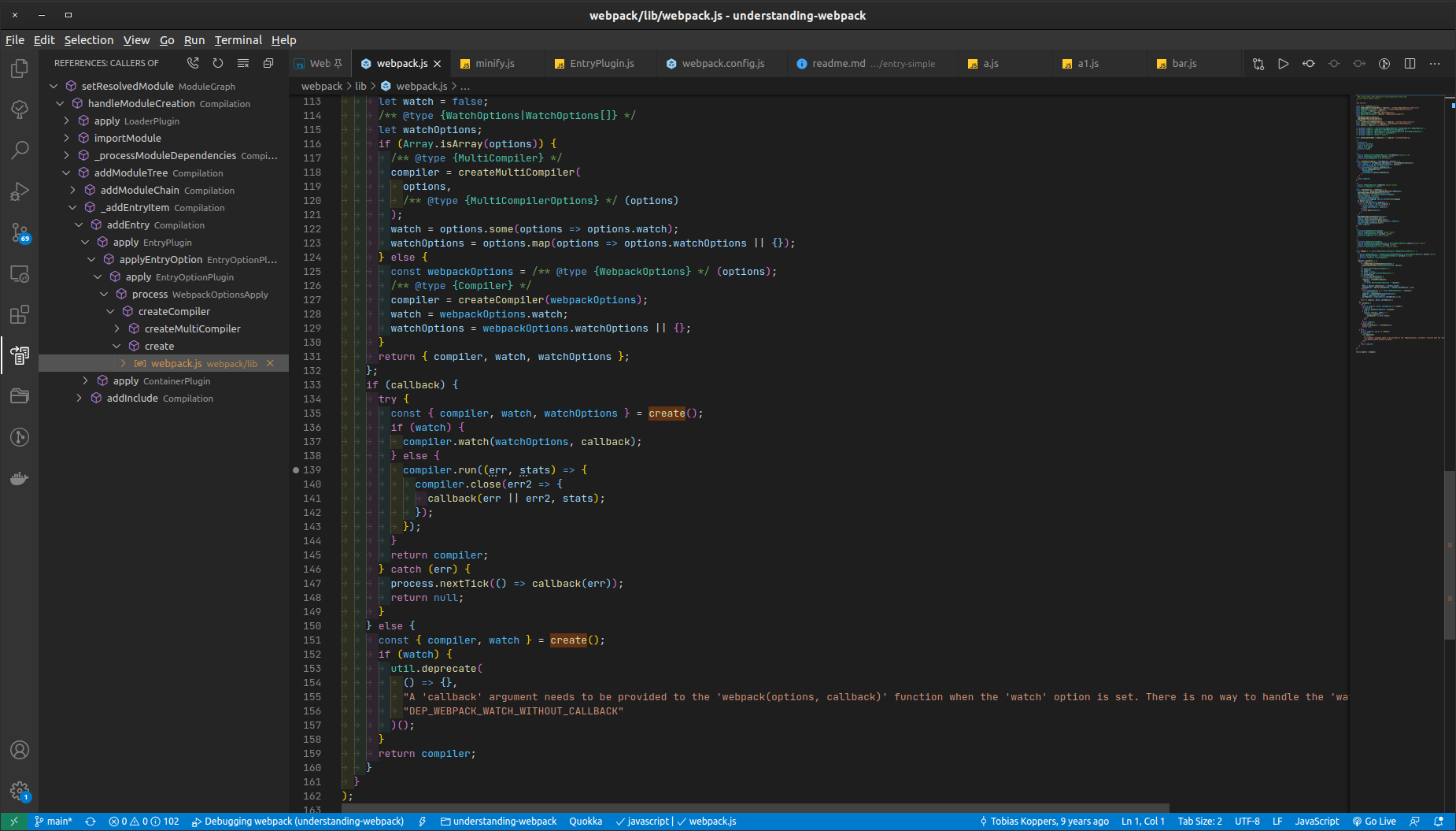 Deep look into how webpack's bundling process works