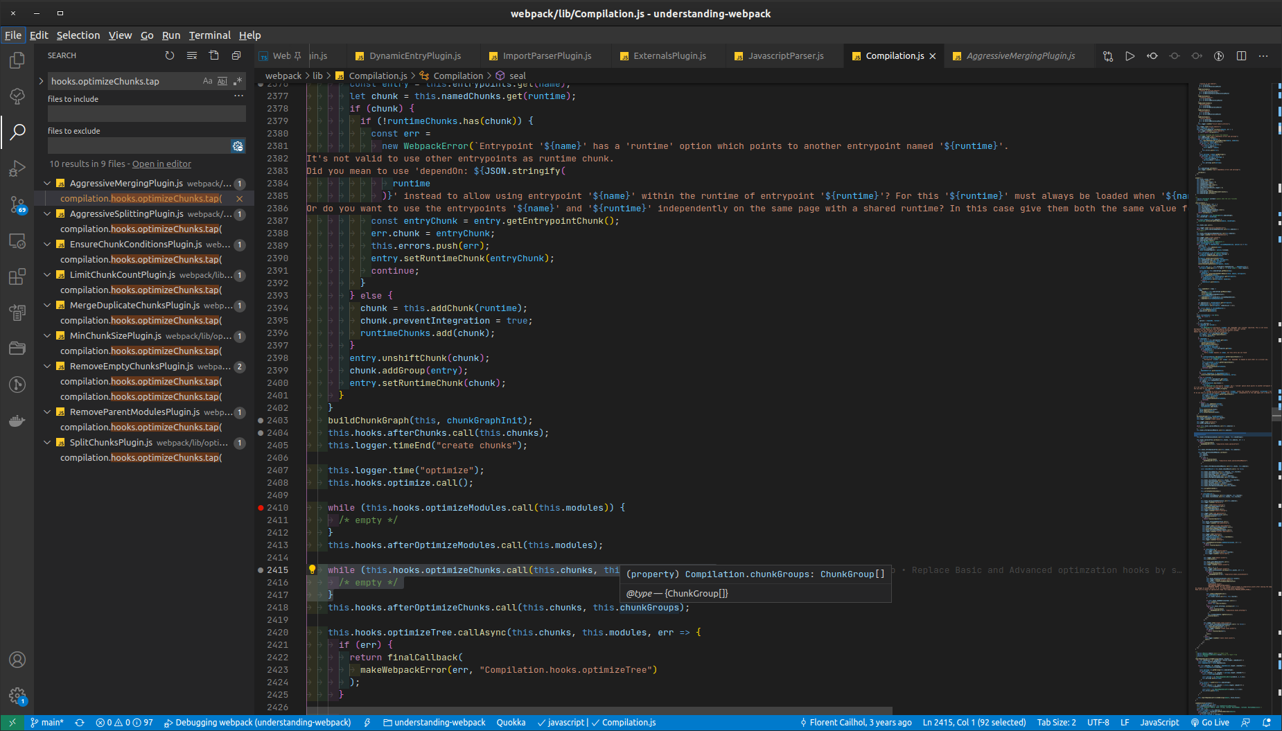 Deep look into how webpack's bundling process works