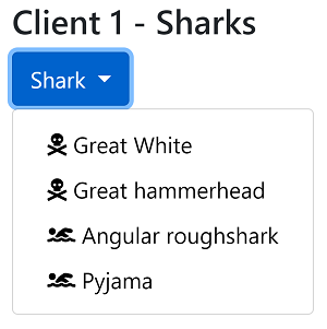 Final Client 1 Dropdown